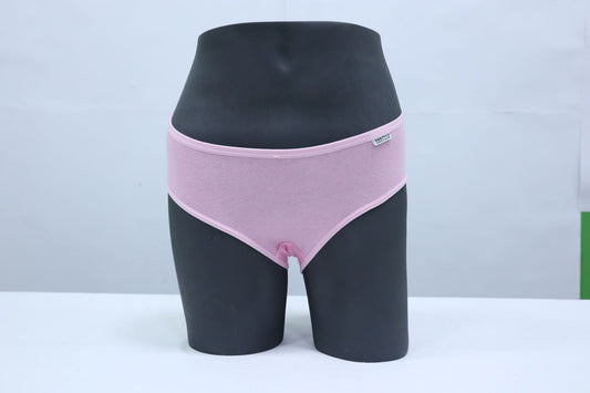 10014 - Premium American Cotton Hipster Panties Breathable Solid Sports Underwear for Women