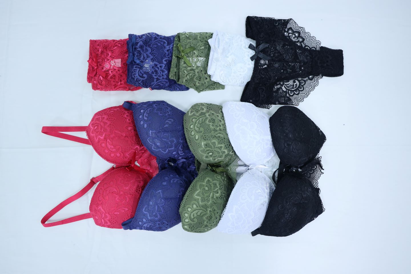 10040 - Premium Lace Lingerie Sexy Bra and Panty Set