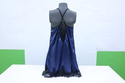 10048 - Luxurious Lace Trimmed Nighty, Seductive Sleepwear for Premium Comfort
