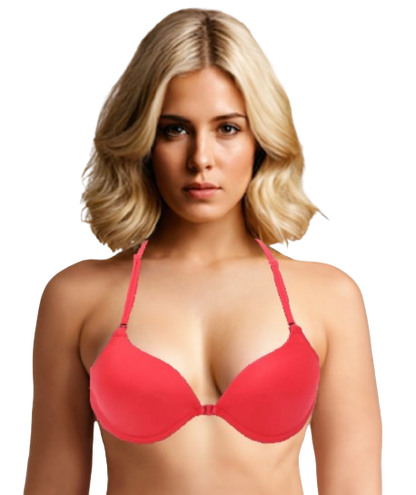 10003 - Elegant Front Hook Push-Up Bra with Premium Comfort and Stylish Underwire