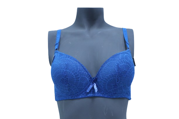 10025 - Top-Quality Plush Underwire Massage Bra with Cup Support