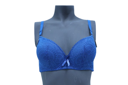 10025 - Top-Quality Plush Underwire Massage Bra with Cup Support