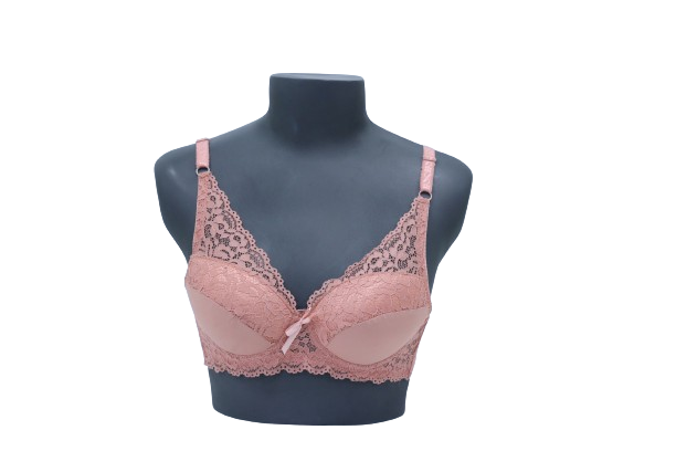 10034 - Underwire Lace Bra with Double Push Up - Regular Padded, Elegant Design