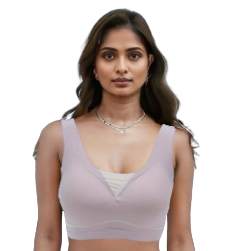 10068 - Seamless Comfort Normal Bra, Padded & Hook-Free