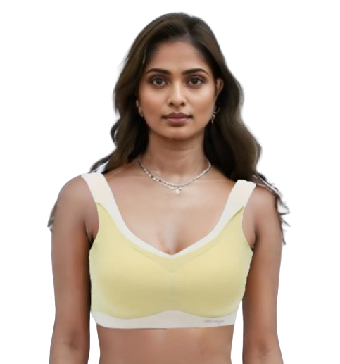 10071 - Athletic Design Dual-Color Seamless Supportive Bra