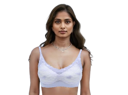 10073 - Seamless Bra with Removable Padding - Everyday Comfort Choice